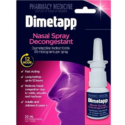 Dimetapp 12 Hour Nasal Spray 20mL