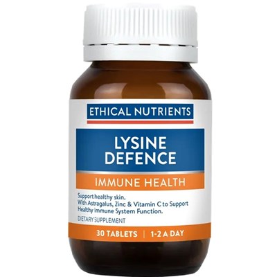 Ethical Nutrients Lysine Defence 30 Tablets