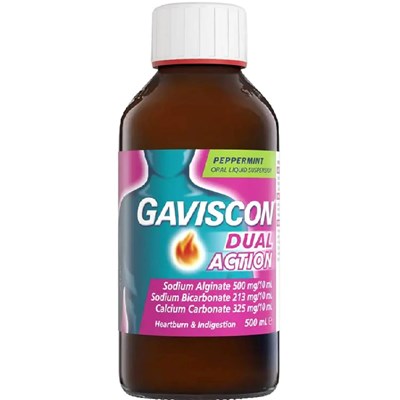 Gaviscon Dual Action Peppermint 500mL
