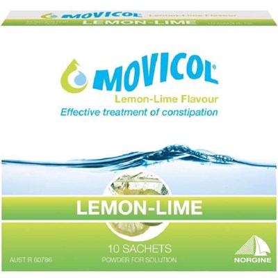 MOVICOL Lemon-Lime Flavour 10 x 13g Sachet