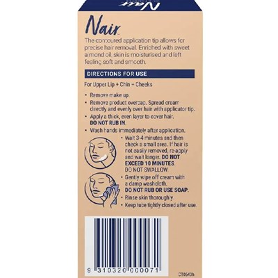 Nair Sensitive Precision Hair Removal Cream 20g