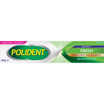 Polident Denture Adhesive Cream Fresh 60g
