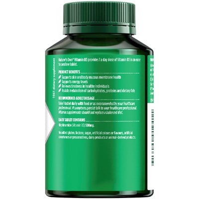Nature's Own Vitamin B3 500mg 120 Tablets