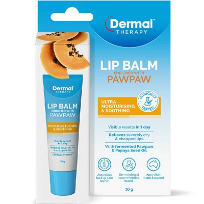 Dermal Therapy Lip Balm Paw Paw 10g