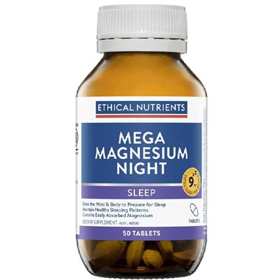 Ethical Nutrients Mega Magnesium Night 50 Tablets