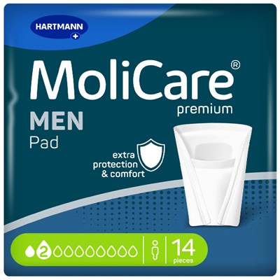 MoliCare Men Premium Pad 2 Drops 14 Pack
