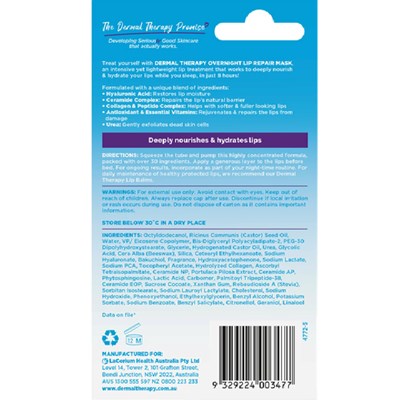 Dermal Therapy Overnight Lip Repair 10mL