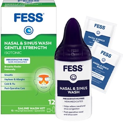 FESS Nasal & Sinus Wash Kit Gentle Strength