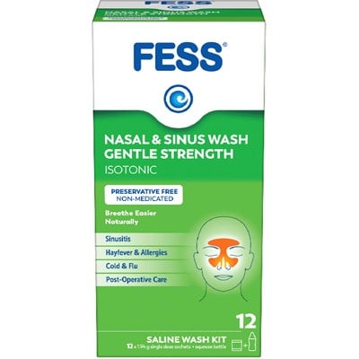 FESS Nasal & Sinus Wash Kit Gentle Strength