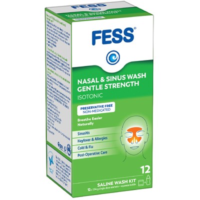 FESS Nasal & Sinus Wash Kit Gentle Strength