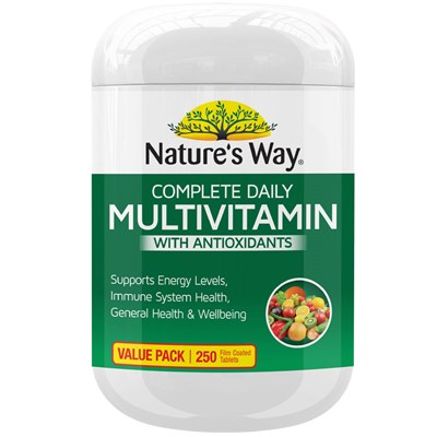 Nature's Way Complete Daily Multivitamin 250 Tablets