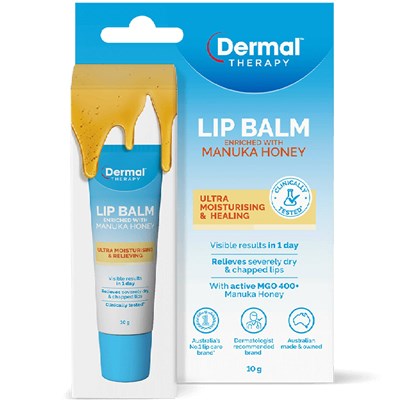 Dermal Therapy Lip Balm Manuka Honey 10g