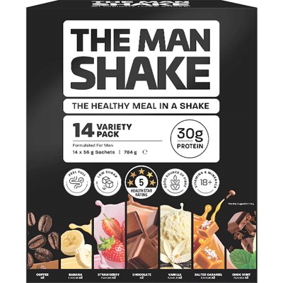The Man Shake Variety Box 14 Pack