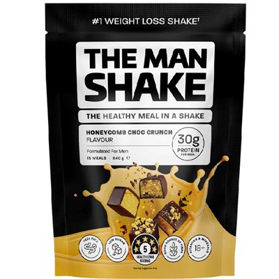 The Man Shake Honeycomb Choc Crunch 840g
