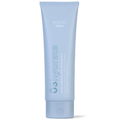 Natio Clear Shine Control Face Moisturiser 100mL