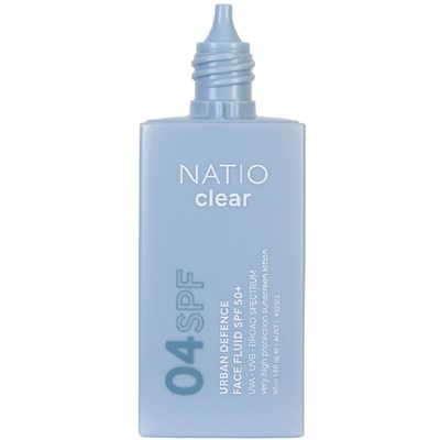 Natio Clear Urban defense Face Moisturiser SPF 50+ 50mL