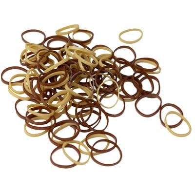Mae Elastics Polybands Brown/Blonde 100 Pack