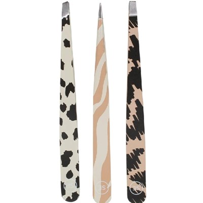 Simply Essential Triple Tweezer Set Patterned