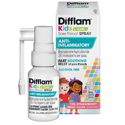Difflam Kids 6 Years+ Throat Spray 30mL