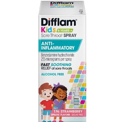 Difflam Kids 6 Years+ Throat Spray 30mL