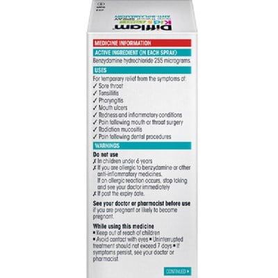 Difflam Kids 6 Years+ Throat Spray 30mL