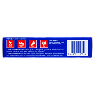 Hydrozole (hydrocortisone + clotrimazole) Broad Spectrum Anti-fungal and Anti-Inflammatory Cream 30g