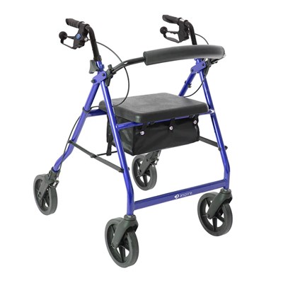 Aidacare Aspire Classic 6" Seat Walker (Blue)