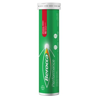 Berocca Performance Original Berry Flavour 15 Effervescent Tablets