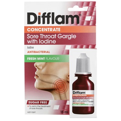 Difflam Gargle With Iodine 15mL