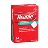Rennie Indigestion and Heartburn Relief Spearmint 24 Chewable Tablets