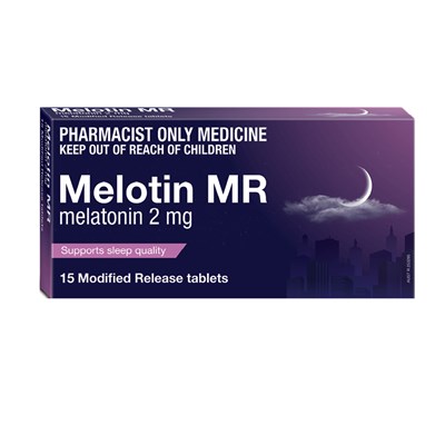 Melotin (melatonin) 2mg Modified Release Tablets 15