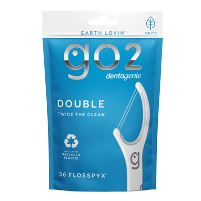 Go2 Dentagenie Double Flosspyx Minty 36PK