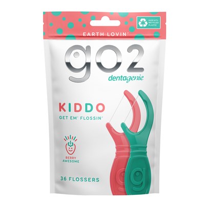 Go2 Dentagenie Kiddo Flossers Berry Awesome 36PK