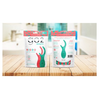 Go2 Dentagenie Kiddo Flossers Berry Awesome 36PK