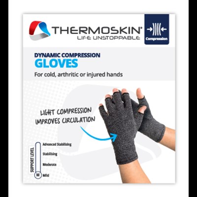 Thermoskin Dynamic Compression Gloves (Medium)