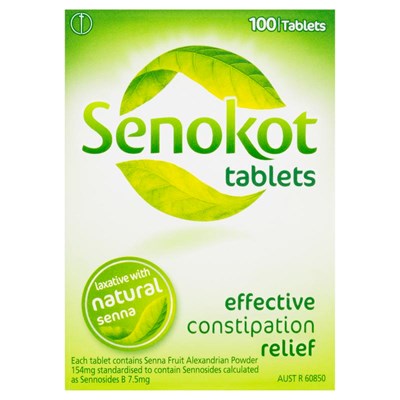 Senokot Tablets Constipation Relief 100 Pack