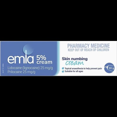 Emla Cream 5% 30g Tube