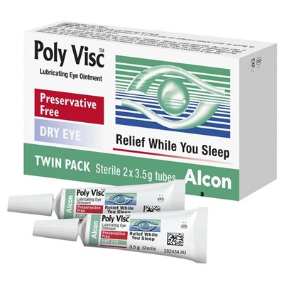 Poly Visc Lubricating Eye Ointment 2 x 3.5g