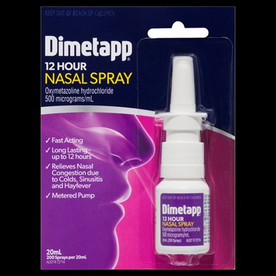 Dimetapp 12 Hour Nasal Spray 20mL