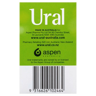 Ural Effervescent Lemon Powder 4g x 28 Sachets