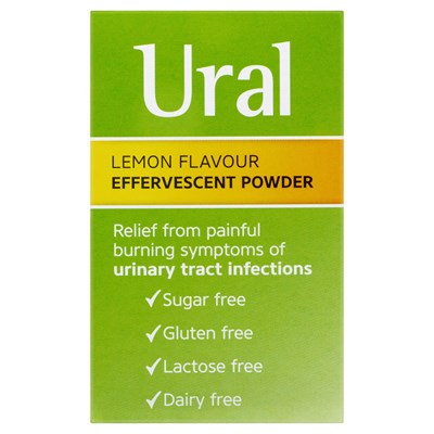 Ural Effervescent Lemon Powder 4g x 28 Sachets