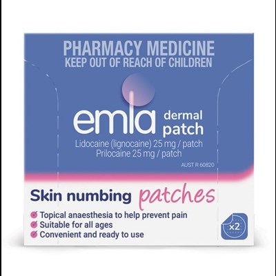 Emla Dermal 2 Patches