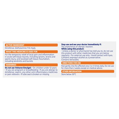 Voltaren Emulgel Tube 20g