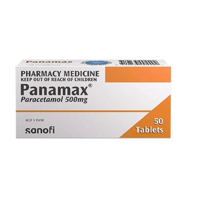 Panamax Paracetamol 500mg 50 Tablets