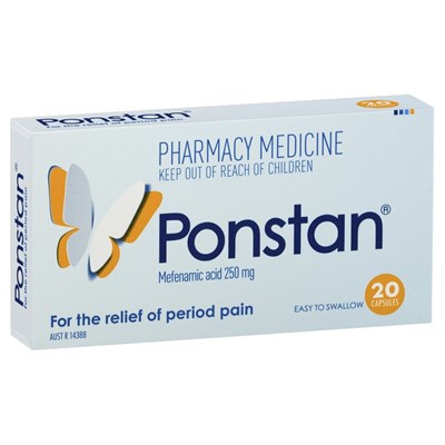 Ponstan 250mg x 20 capsules