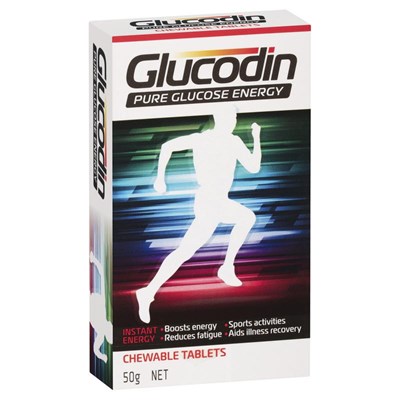 Glucodin Pure Glucose Energy Chewable Tablets 50g