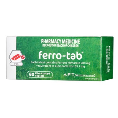 Ferro-Tab 200mg 60 Tablets