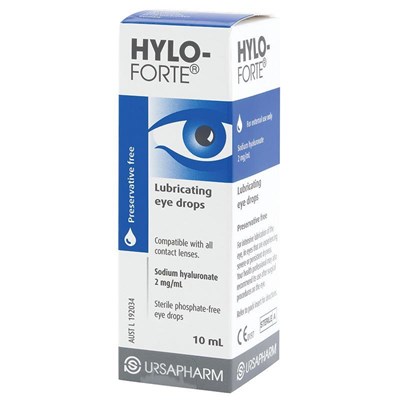 Hylo Forte Lubricating Eye Drops 10mL