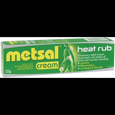 Metsal Heat Rub Cream 125g