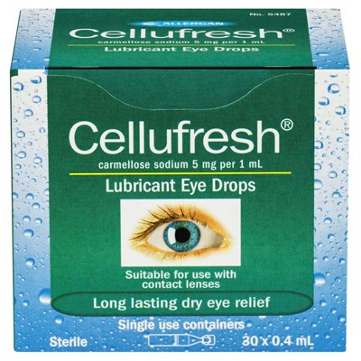 Cellufresh Lubricant Eye Drops 30 x 0.4mL